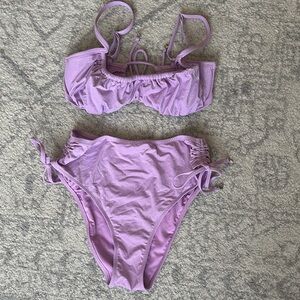 Victoria's Secret Shimmery Lavender Bikini Set